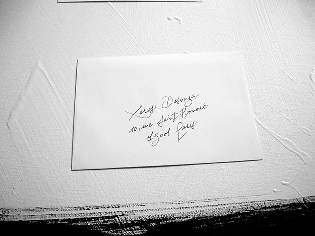 enveloppe mariage, Excessial calligraphie Paris