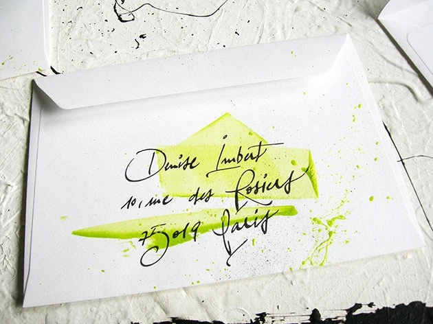 calligraphie enveloppe mariage