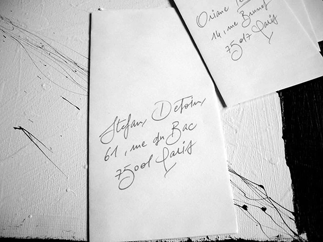 mariage enveloppe calligraphie