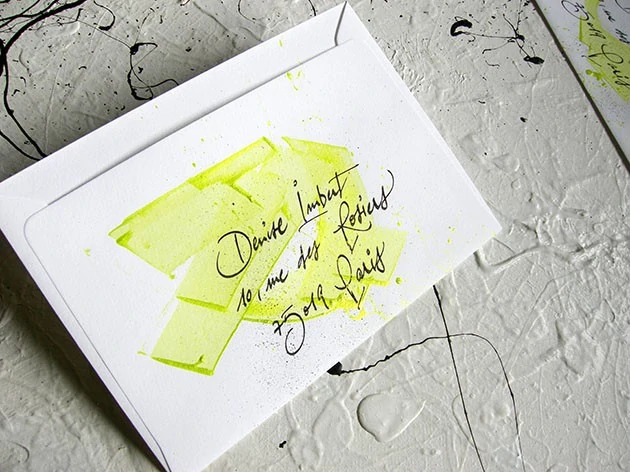 calligraphie enveloppe mariage
