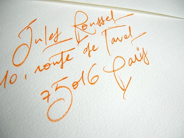 calligraphie enveloppe mariage
