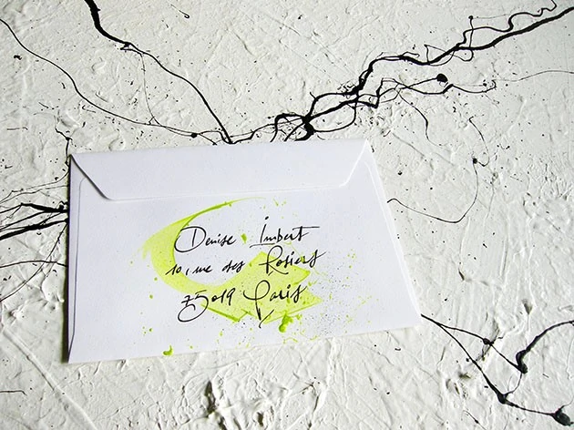 calligraphie enveloppe mariage