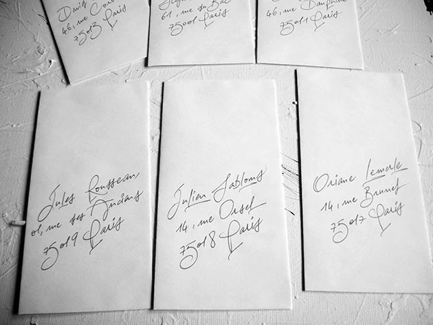 mariage enveloppe calligraphie