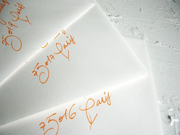 calligraphie enveloppe mariage